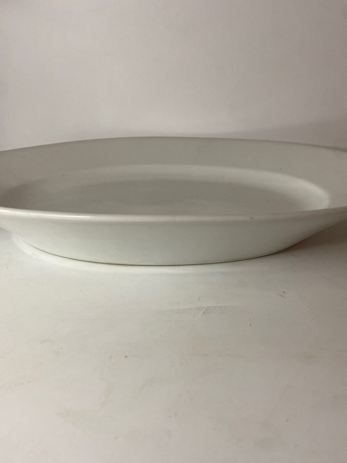 White porcelain dish