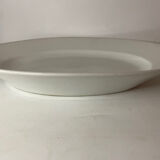 Plat blanc en porcelaine