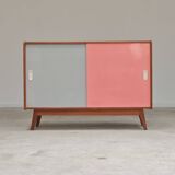 Buffet commode U-452 rose par Jiri Jiroutek pour Interier Praha 1960
