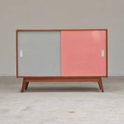 U-452 pink sideboard by Jiri Jiroutek for Interier Praha 1960