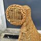 Vintage rattan deckchair
