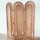 Rattan and cannage screen