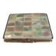 Poudrier boite nacre miroir