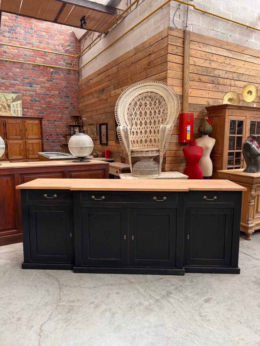Large patinated sideboard from the 1950s.