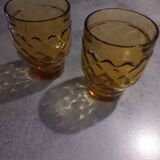 Set of 2 Pernod Vintage glasses