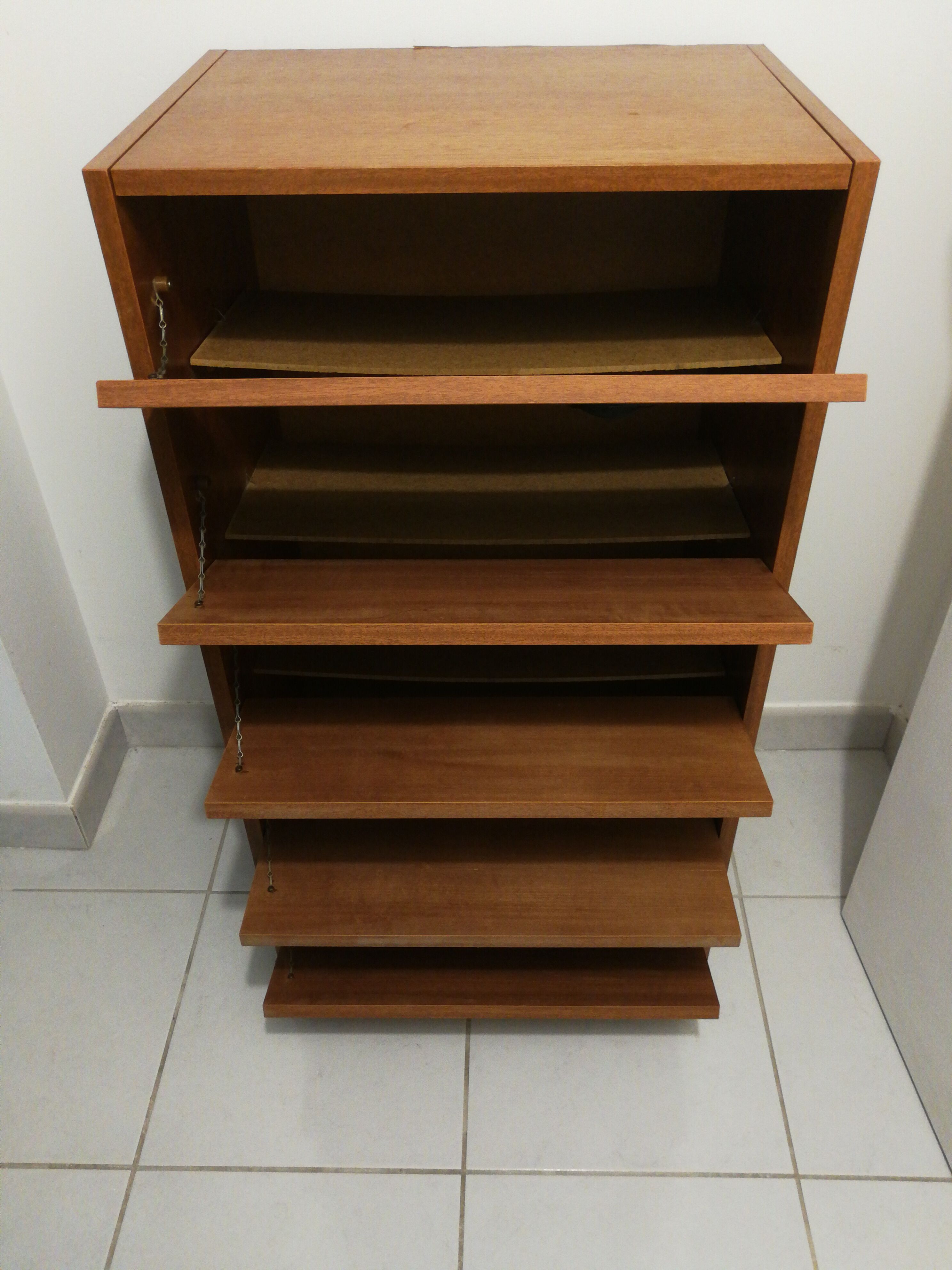 Vintage shoe cabinet