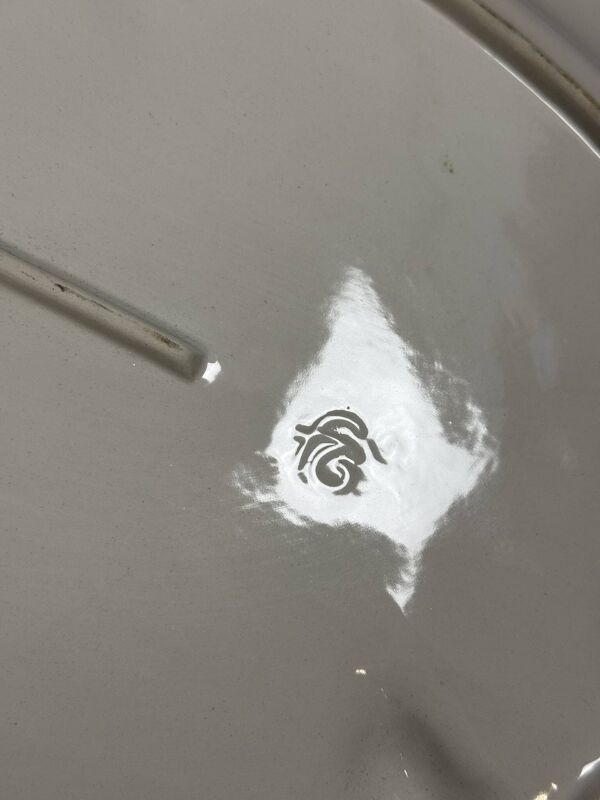 service de table en porcelaine aux canards en relief