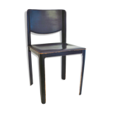 Chaise en cuir Matteo Grassi des années 80