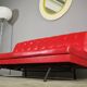 Red leatherette sofa, 1970s