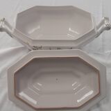 Lallier earthenware soup tureen in Moustiers