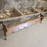 Oak pot rack and plate rack