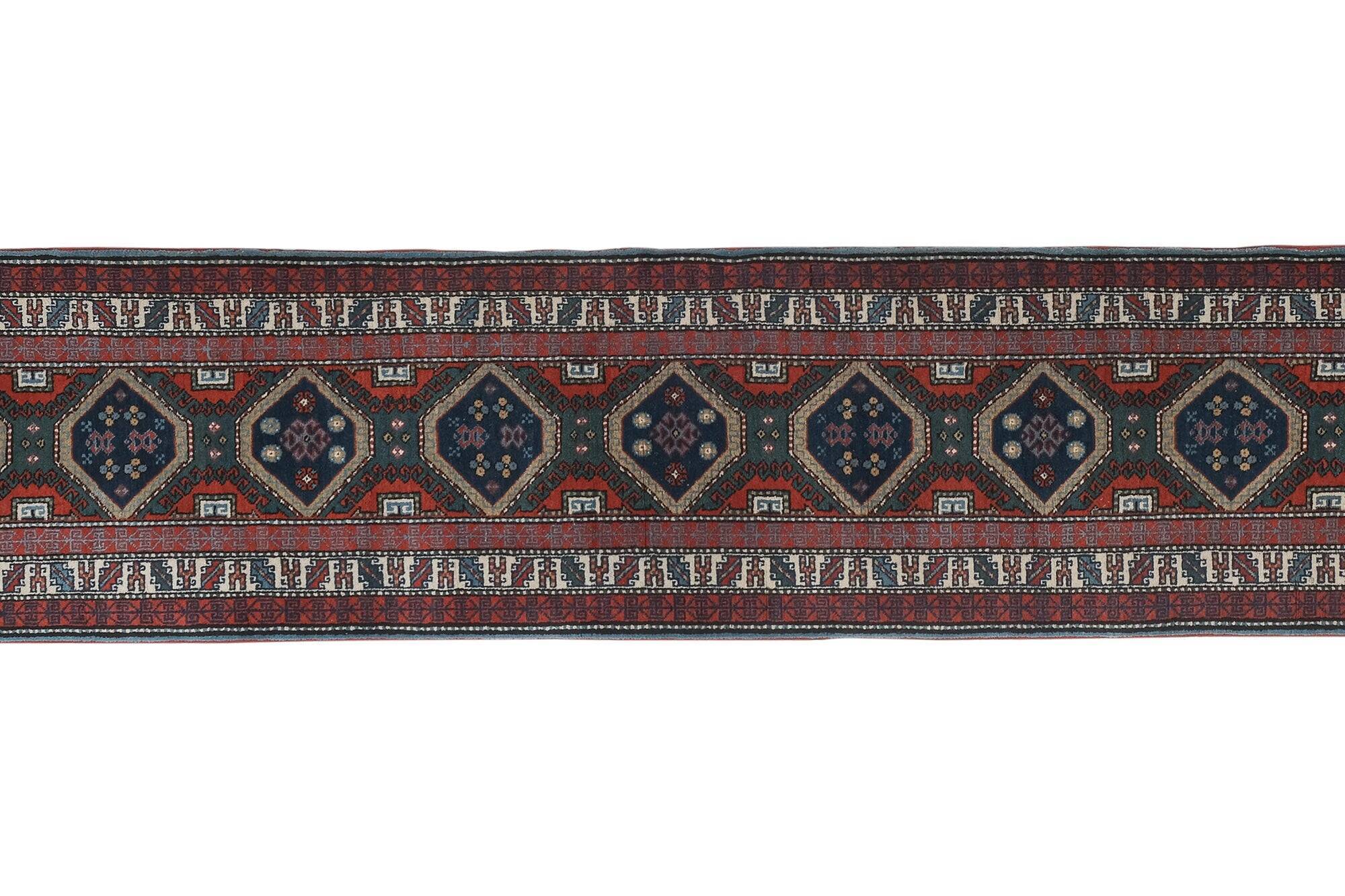 Vintage Turkish hallway rug 66x1 cm