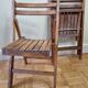 Pair of folding children's chairs, 60s-70s