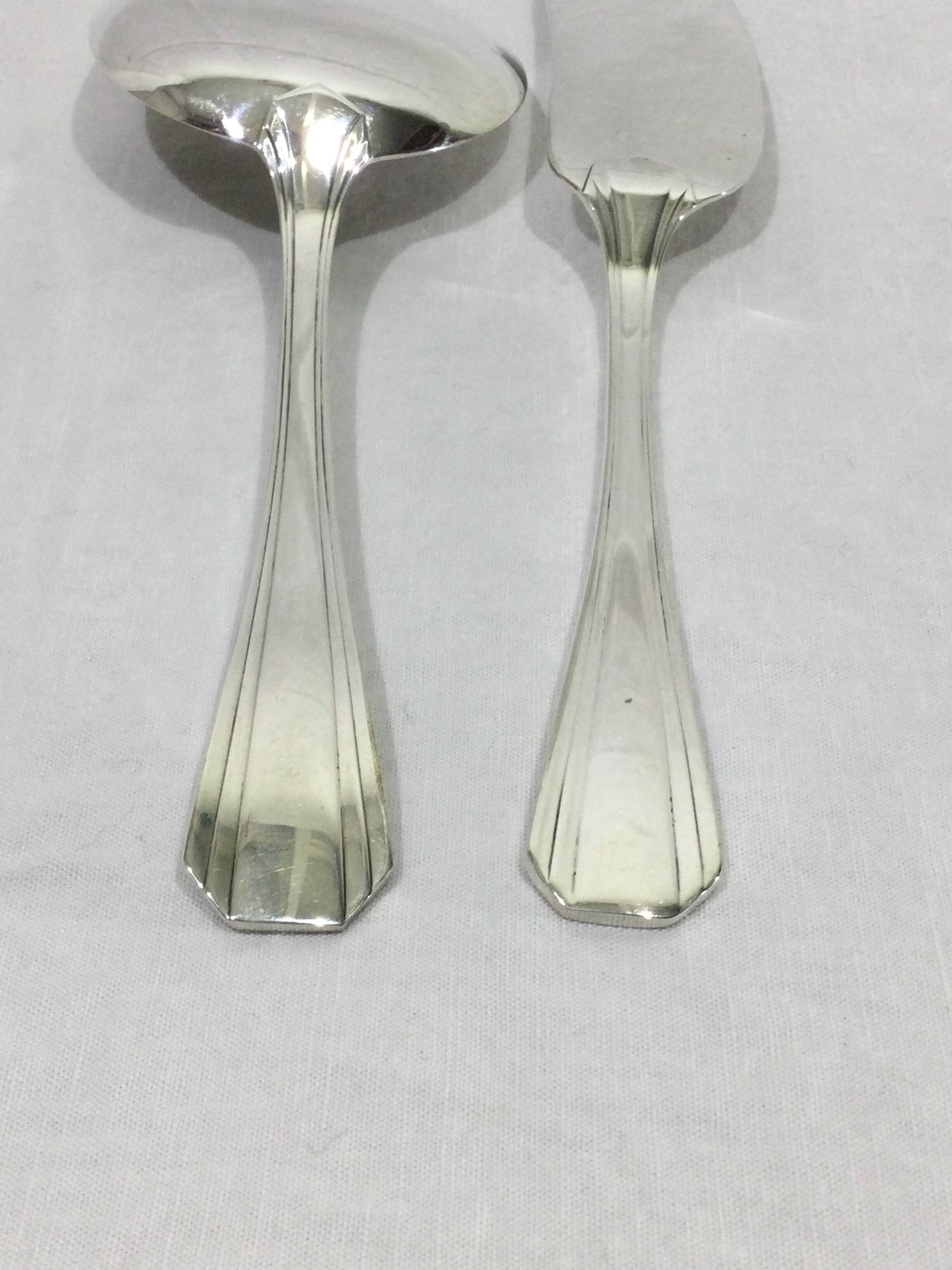 Christofle - boreal ice serving cutlery