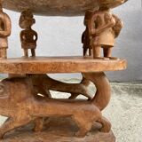 Wooden African lounge