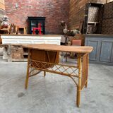 60s rattan desk