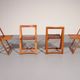 Chaises Trieste par Aldo Jacober pour Alberto Bazzani, années 1960.