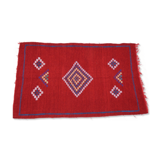 Tapis berbère rouge moyen atlas 154x93