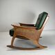 Mid-Century Modern Cane Rocking Chair, 1950s