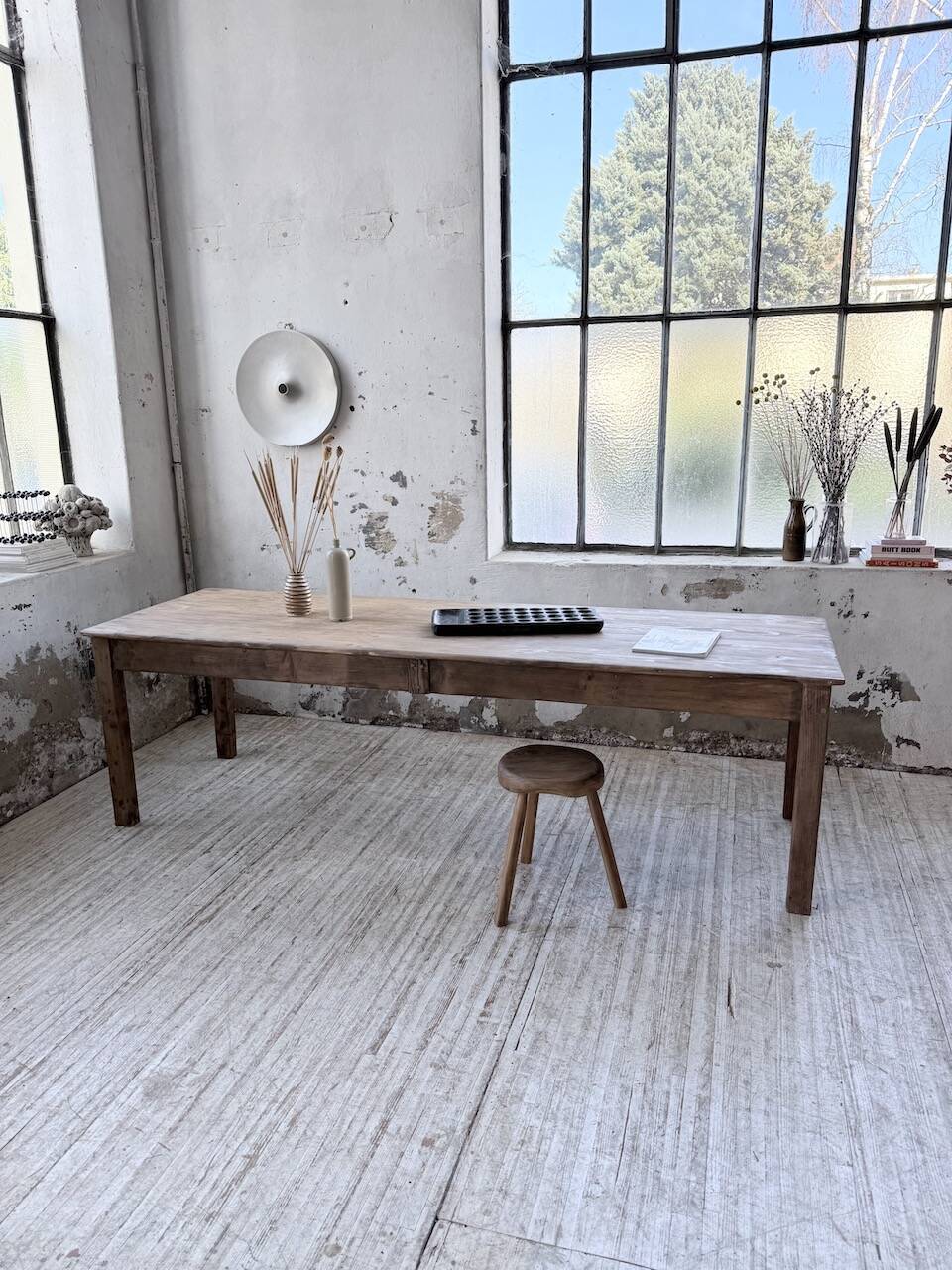 Farm table in pine 1950 250cm