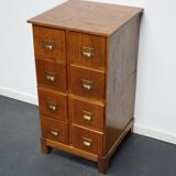 Vintage apothecary furniture in oak, Germany, 1940s