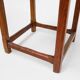 Industrial Square Wooden Stool with Handle, Belgium, 1920s