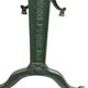Old bistro table in engraved wrought iron