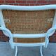 Cesca Chair model with armrest in white