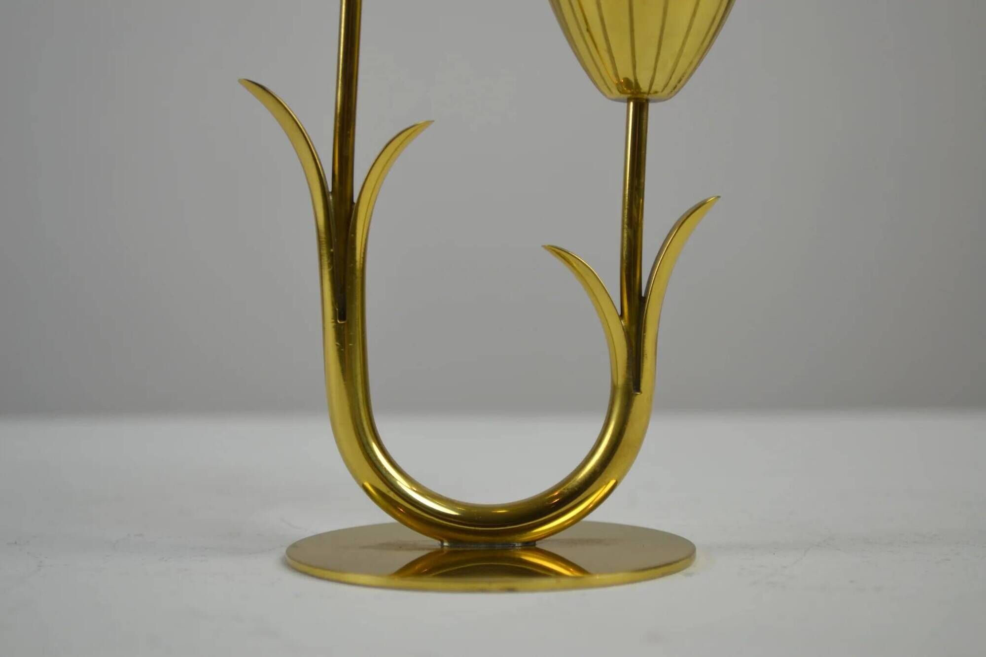 Tulip shaped Candle holder by Gunnar Ander for Ystad-Metall, Sweden, 1950s/1960s