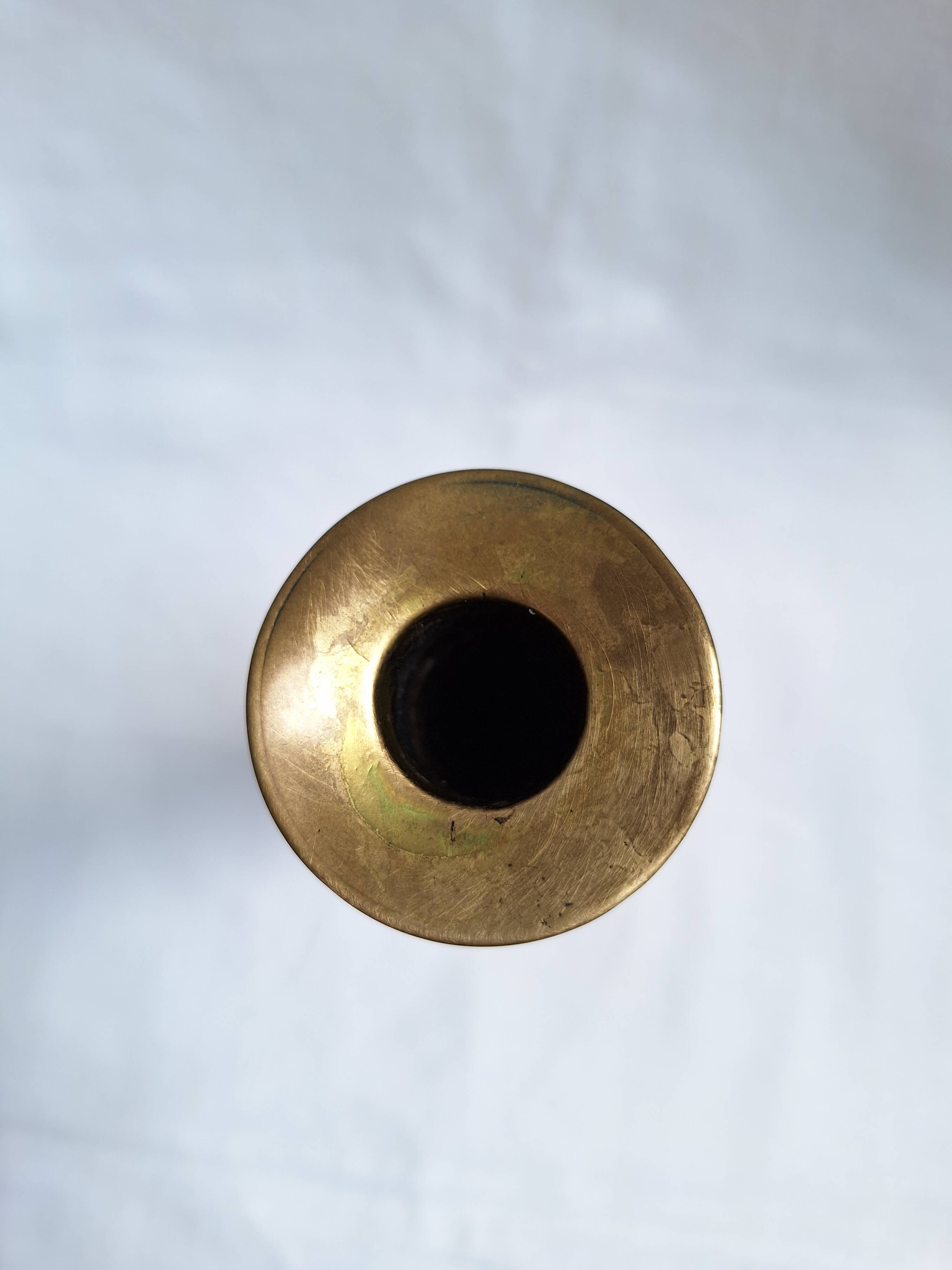Vintage brass candle holder