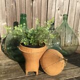 Rattan pot cover
