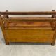 Rustic fruit wood chest bench, children's room