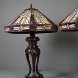 Set of 2 Tiffany lamps