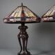 Set de 2 lampes Tiffany