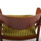 CH-28 Teak and Unika Vaev Easychair by Hans J. Wegner 1960s