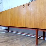 Scandinavian teak row
