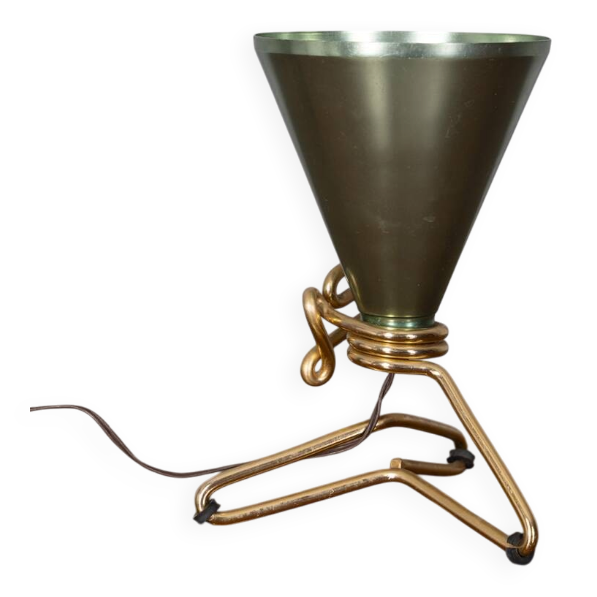 Vintage 1950s table lamp designed by Ettore Sottsass for Rinnovel