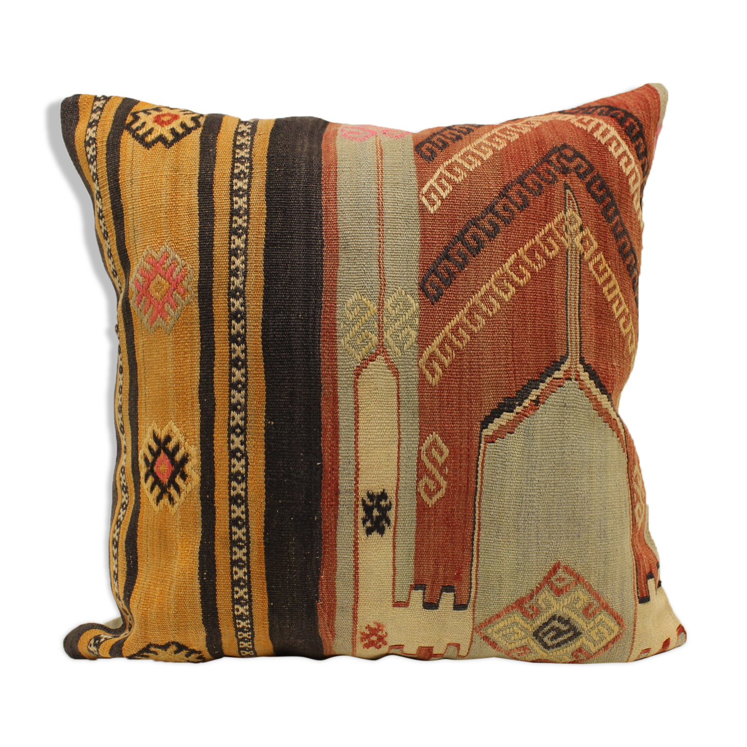 60x60 cm kilim cushion,vintage cushion cover