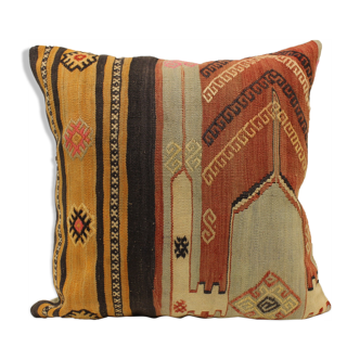 60x60 cm kilim cushion,vintage cushion cover