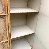Vintage rattan cabinet