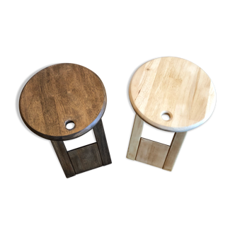 Pair of Suzy stools by Adrian Reed
