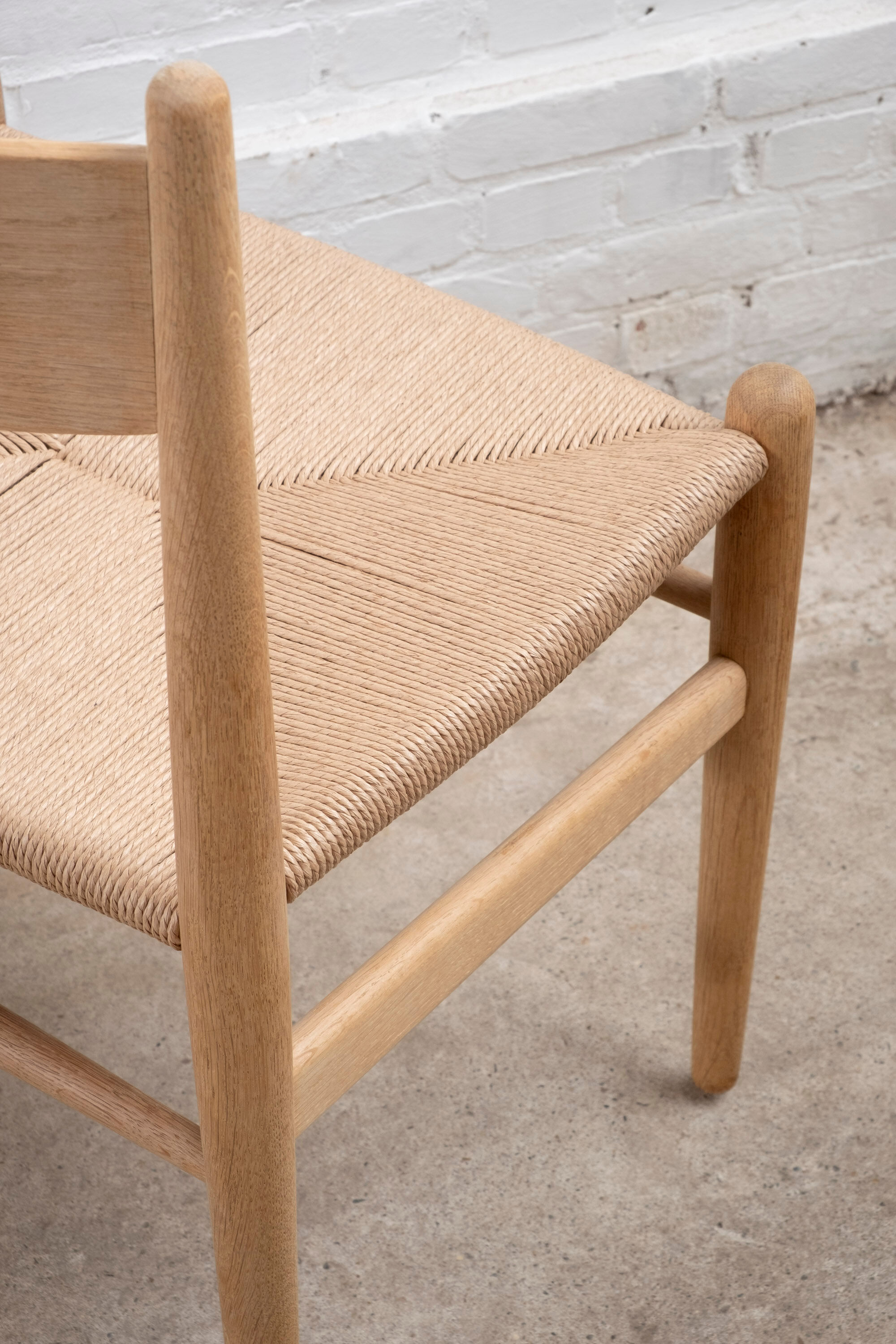 4 chaises CH36 d'Hans J. Wegner par Carl Hansen & Son