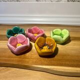 Original egg cup in flowers