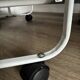 Folding Mobile Bar Cart / Serving Trolley — White, 1970s