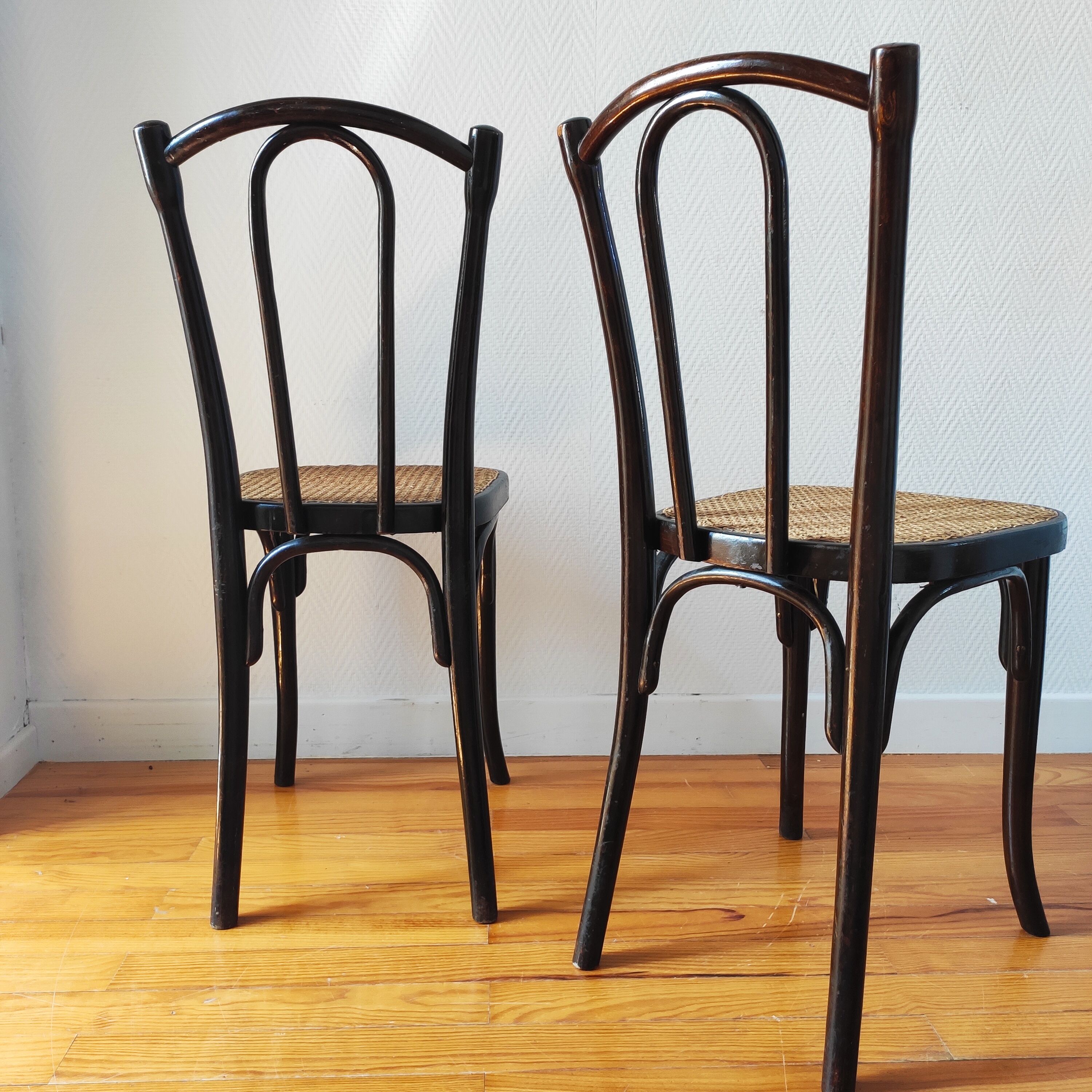 Pair of chairs bistrot Thonet N°56