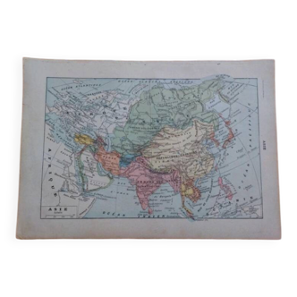 Larousse map of Asia