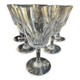 6 baccarat wine glasses côte d'azur service - size n°3 - stamped