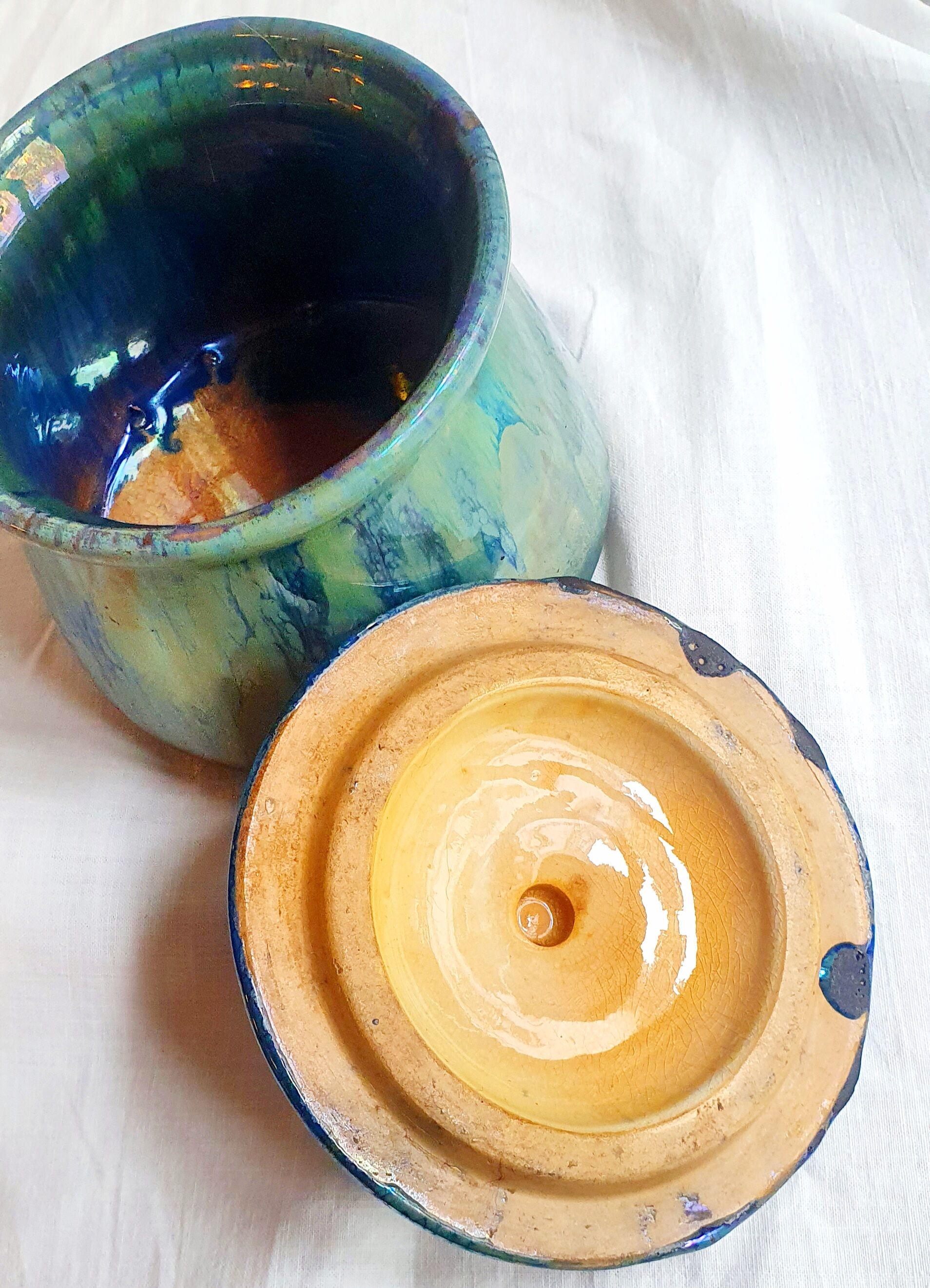 Enamelled ceramic pot Alphonse Cytère Unifrance