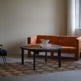 Modern Danish coffee table in steel and ceramic tiles by Sallingboe from the 1970s.