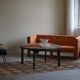 Modern Danish coffee table in steel and ceramic tiles by Sallingboe from the 1970s.